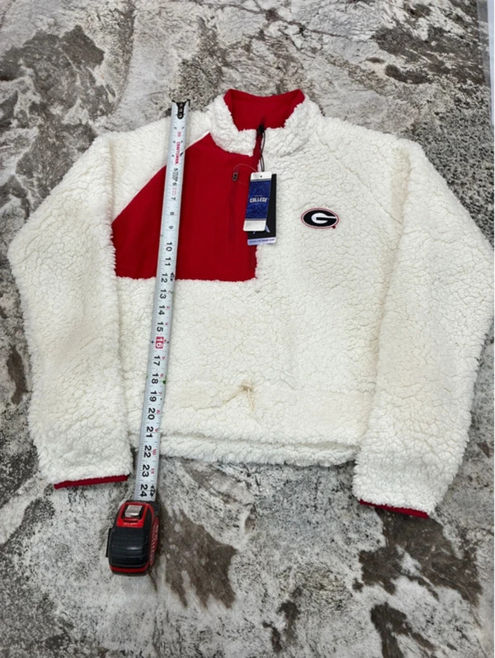 Antigua UGA women’s size L Fluffy jacket